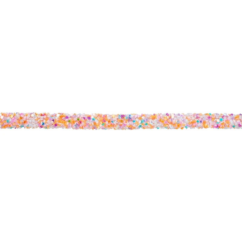 1/4" x 15ft. Pink Glitter Rope Ribbon by Celebrate It®
