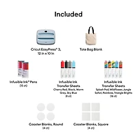 Cricut EasyPress® 3, 12" x 10" & Sublimation Bundle