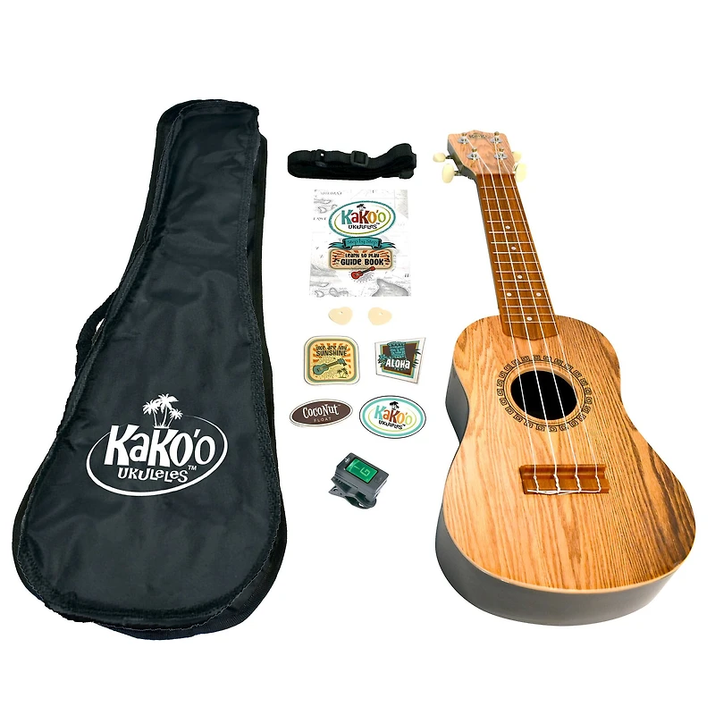 Salus KaKo'o 21" Sandalwood Professional Wooden Ukulele Set