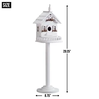 29.25" Freestanding Elegant Victorian Birdhouse