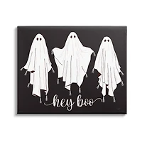 Stupell Industries Hey Boo Three Ghosts Canvas Wall Art