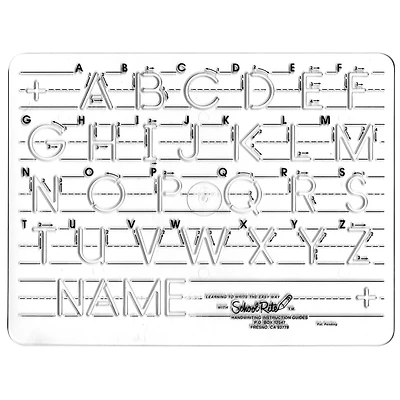 School Rite® Handwriting Instruction Guide Template, Uppercase Manuscript