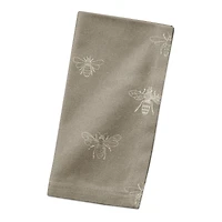 Delicate Bee Pattern Cotton Twill Napkin