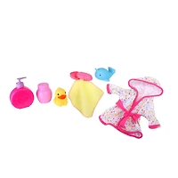 Dream Collection 12" Baby Bath Time Play Set Toy