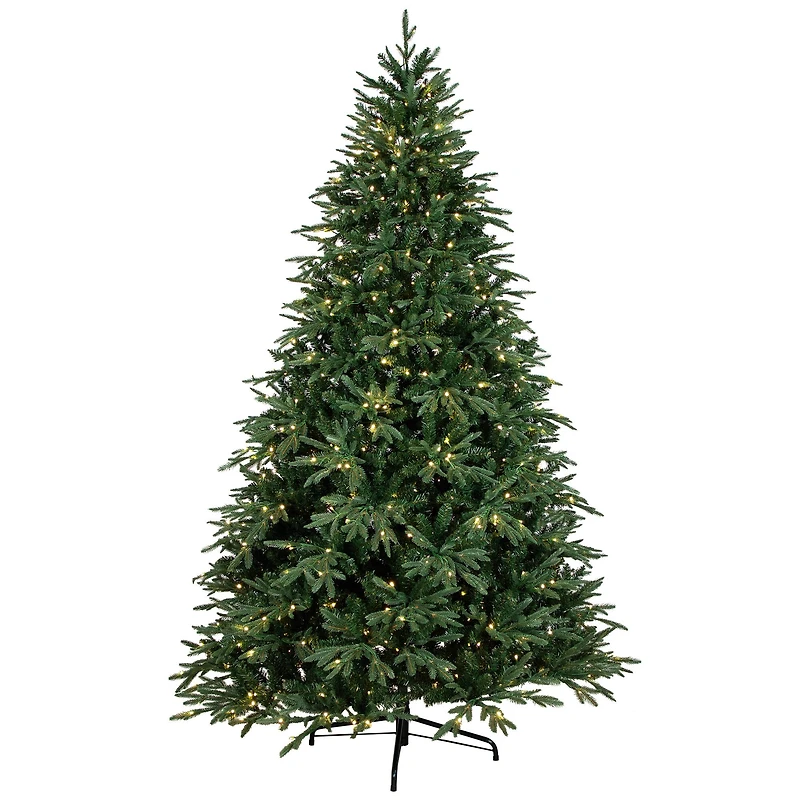 6.5ft. Pre-Lit Real Touch™ Ashburn Pine Artificial Christmas Tree, Warm White LED Lights