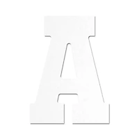13" White MDF Uppercase Letter by Make Market
