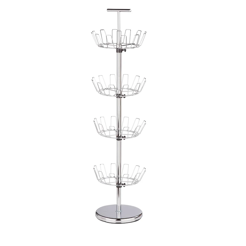 Honey Can Do 4-Tier Chrome Shoe Tree