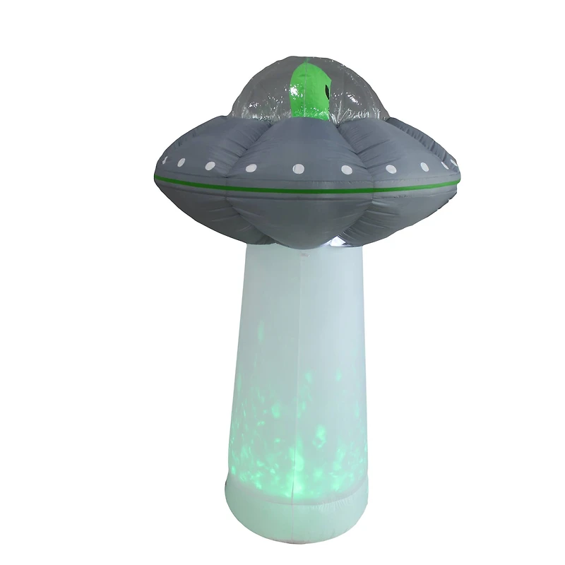 7ft. Inflatable Alien UFO with Inferno Tractor Beam