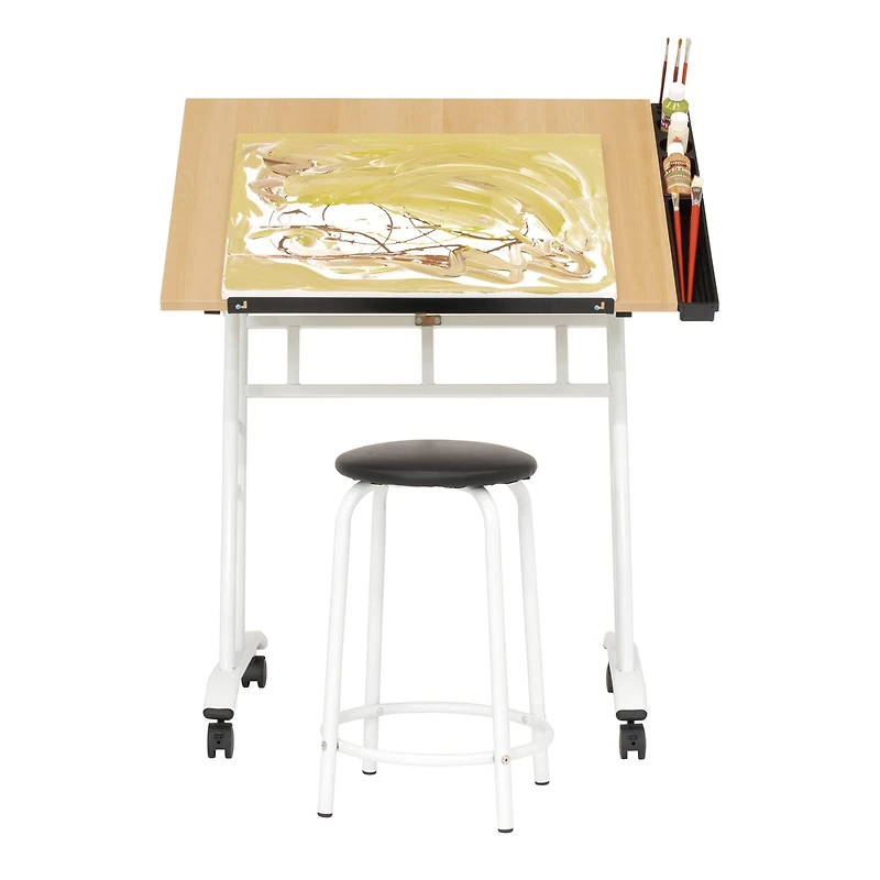 Studio Designs Studio 2-Piece Drafting Table and Stool Set