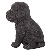 Design Toscano 6" Black Lab Puppy Partner Collectible Dog Statue