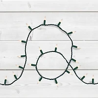 450ct. Clear Mini Christmas Lights With Green Wire