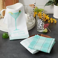 DII® Quarantini Time Dish Towels, 3ct.