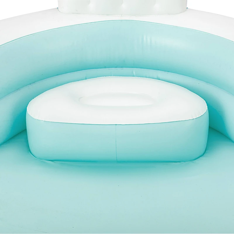 Funsicle 10ft. Teal & White Shimmer Party Lounge Pool