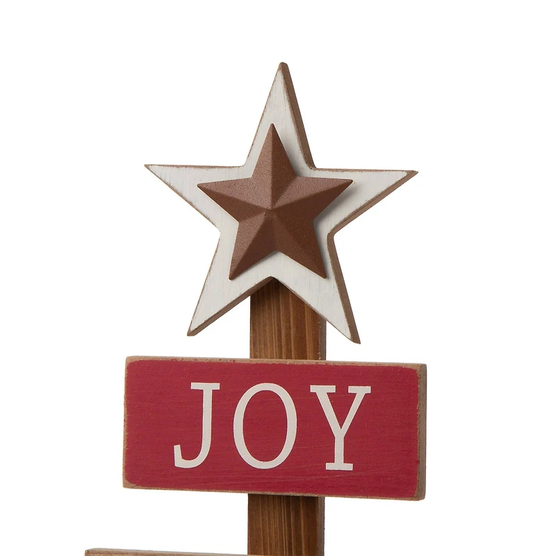 Glitzhome® 20" Wooden Christmas Tree Sign