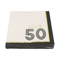 Cheers to 50 Beverage Napkins, 20ct. by Celebrate It™
