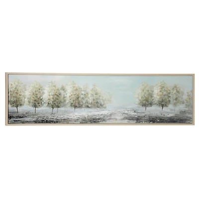 Green Traditional Landscape Canvas Wall Art, 20" x 71"