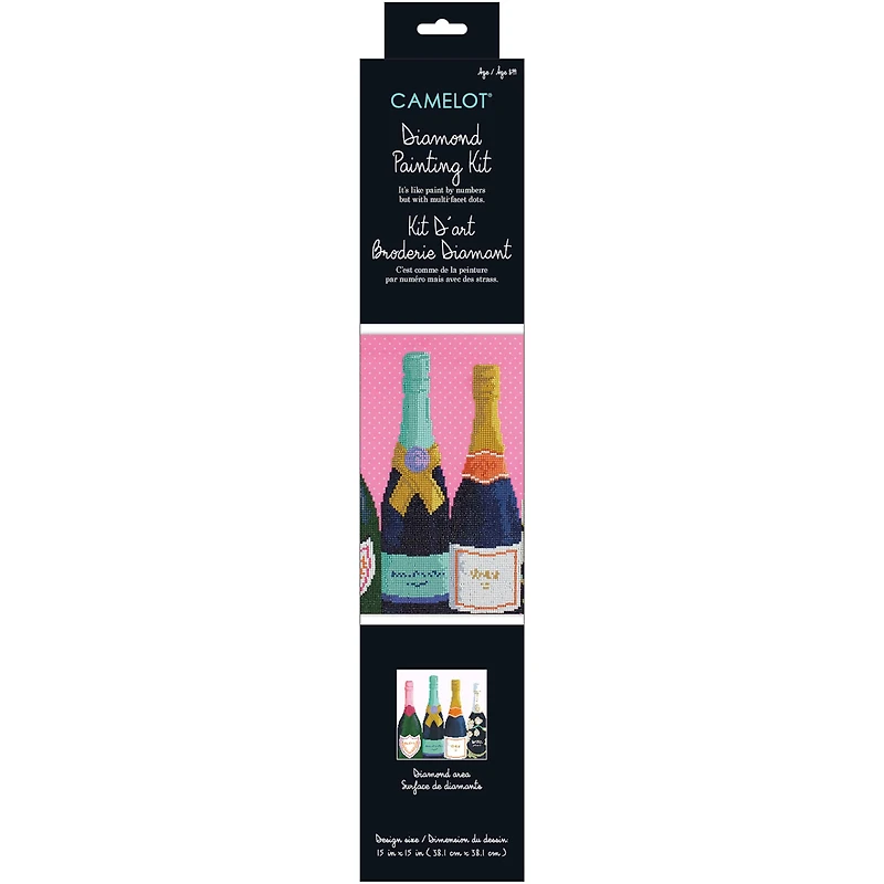 Camelot® Dots Prosecco Diamond Painting Kit
