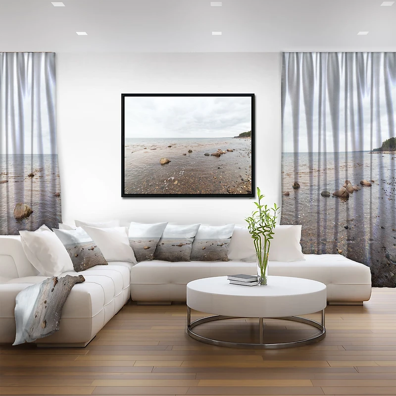 Designart - Rocky Autumn Beach