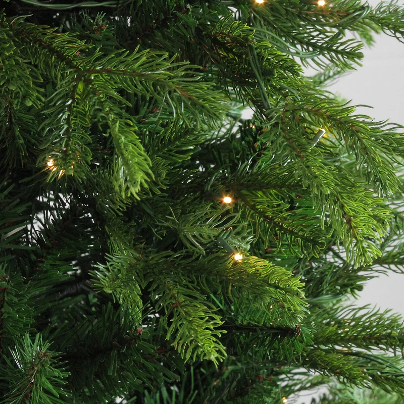 6ft. Pre-Lit Real Touch™️ Oregon Noble Fir Artificial Potted Christmas Tree, Warm Clear LED Lights