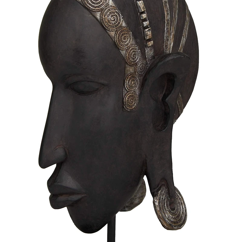 15.5" Woman Bust Sculpture