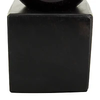 CosmoLiving by Cosmopolitan 7" Marble Orb Bookend Set