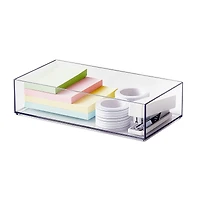 8" x 4" Clear Stacking Storage Tray by Simply Tidy™