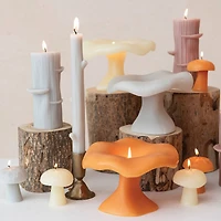 Hello Honey® Unscented Mushroom-Shaped Votive Candles