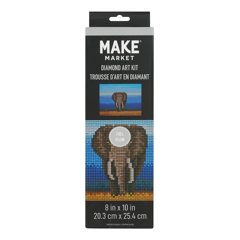 Elephant Diamond Art Kit by Make Market®