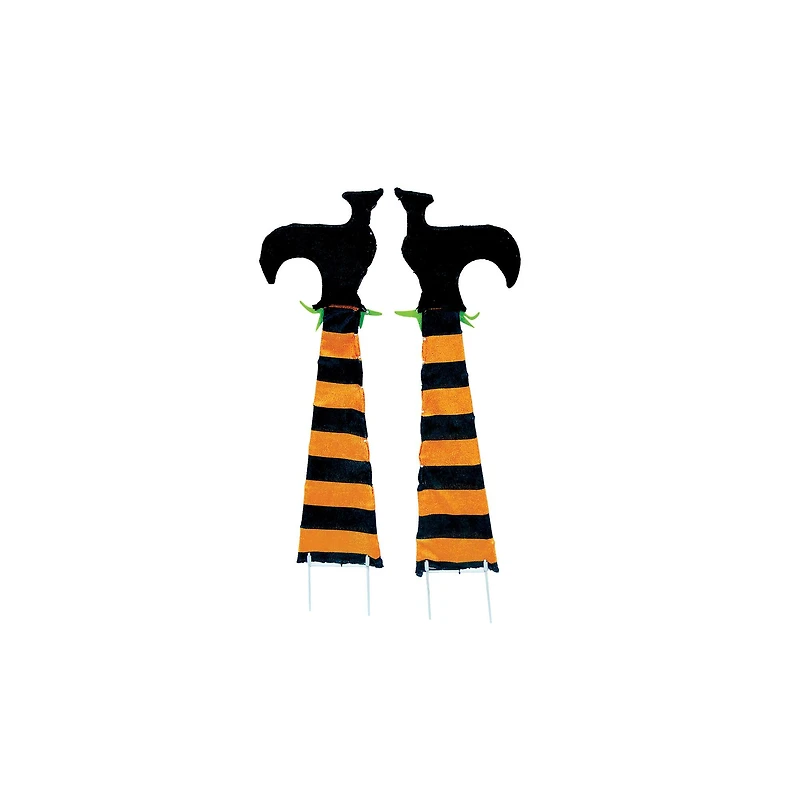 3ft. LED Spooky Town Upside Down Witch Legs