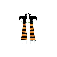 3ft. LED Spooky Town Upside Down Witch Legs