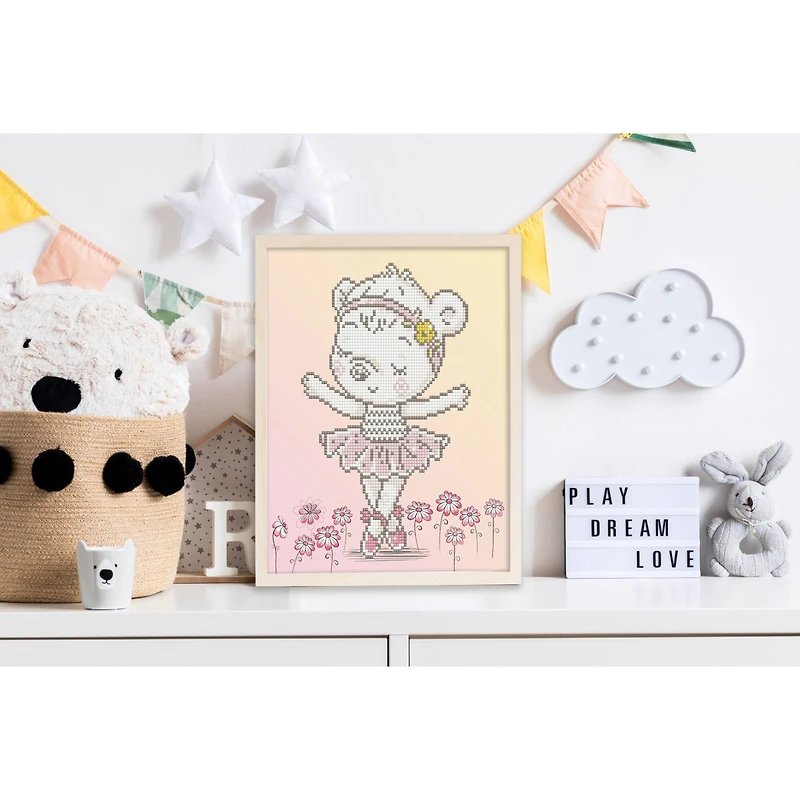 Diamond Dotz® Intermediate Ballet Bear Diamond Facet Art Kit