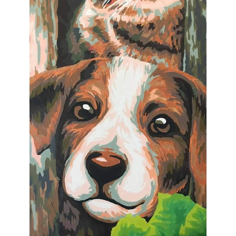 Crafting Spark Two Friends Painting by Numbers Kit