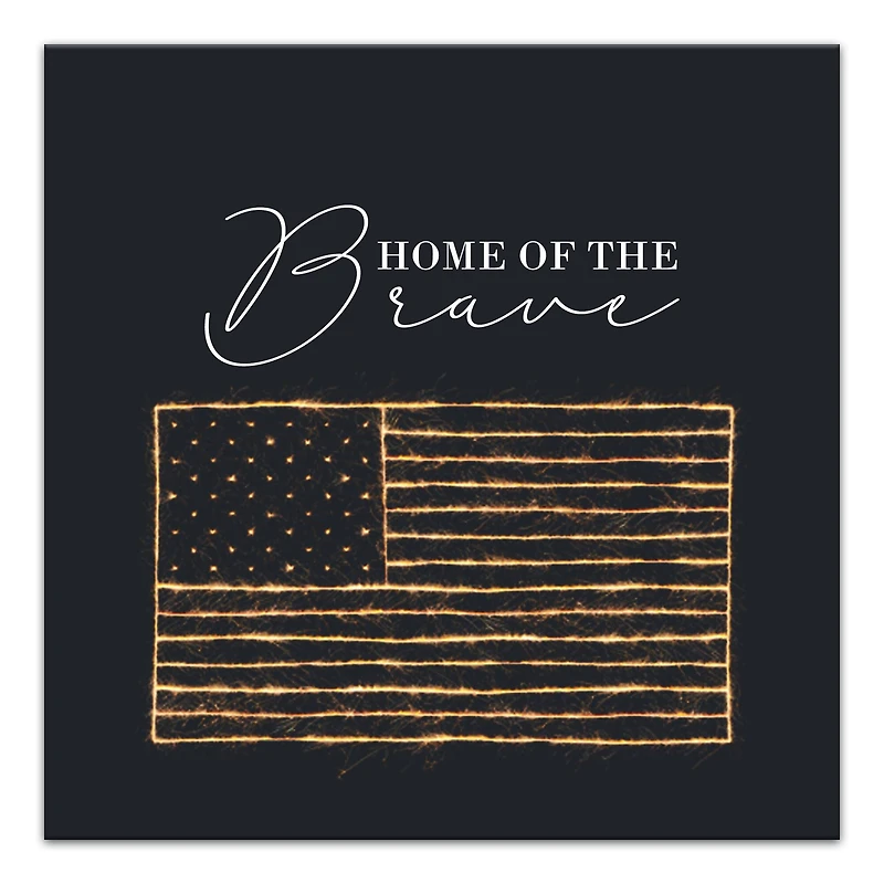Home of the Brave Canvas Wall Art