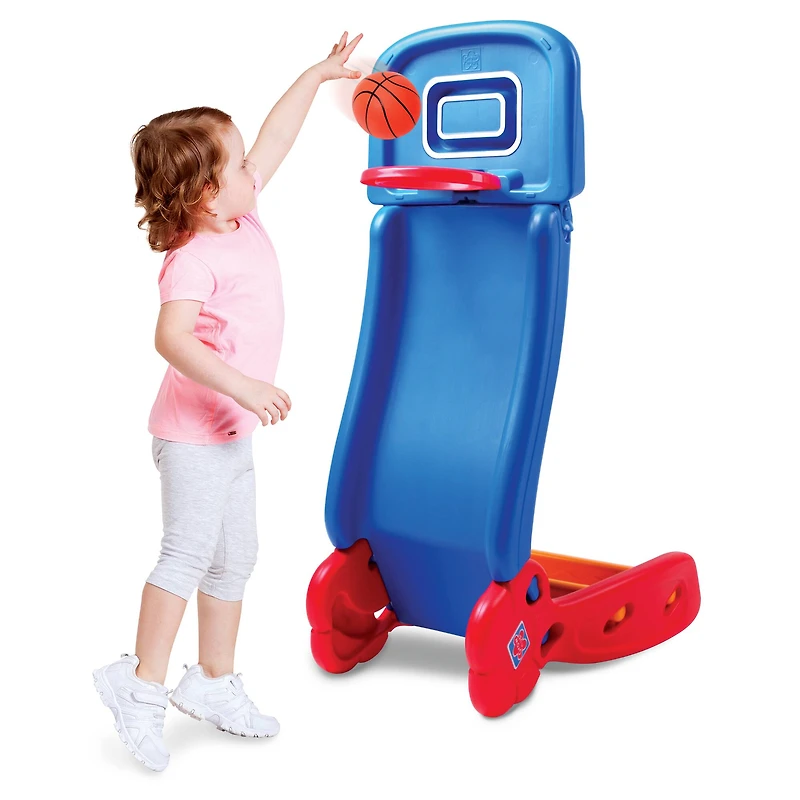 Grow'n Up 2-in-1 Slide to Basketball Toy