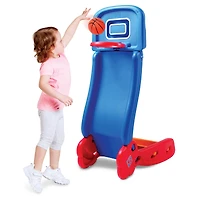 Grow'n Up 2-in-1 Slide to Basketball Toy