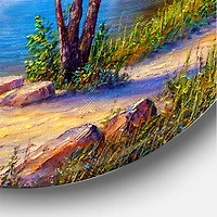 Designart - Green Trees By The Riverside