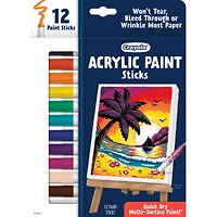 Crayola® Acrylic Paint Doodle Sticks, 2 Packs of 12