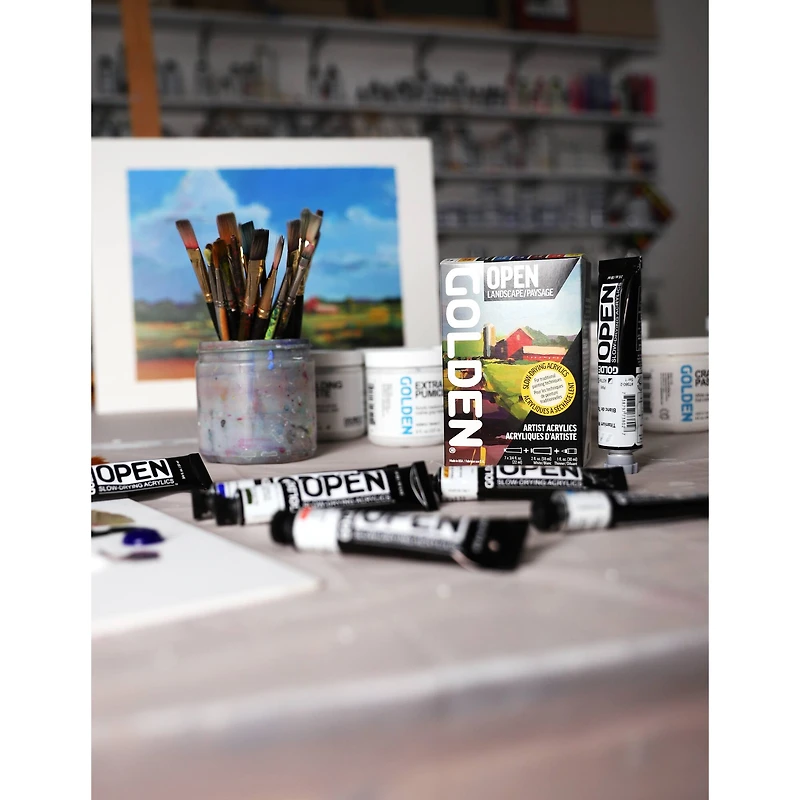 Golden® OPEN Slow-Drying Acrylics Landscape Set