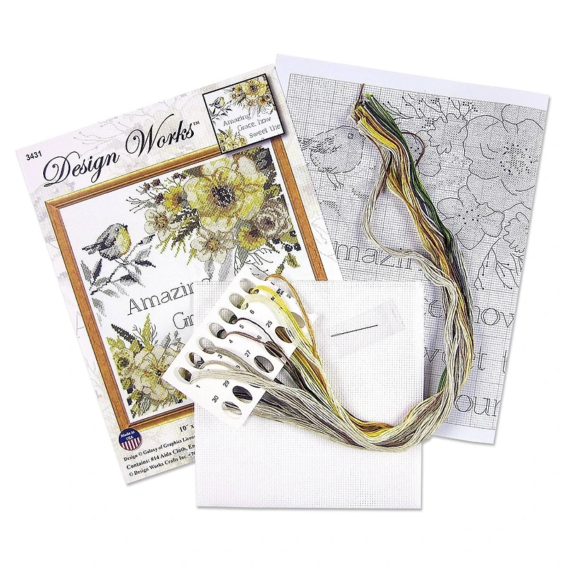 Design Works™ Amazing Grace Counted Cross Stitch Kit