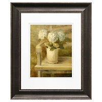 Timeless Frames® Hydrangea Bouquet on Bench Framed Print Wall Art