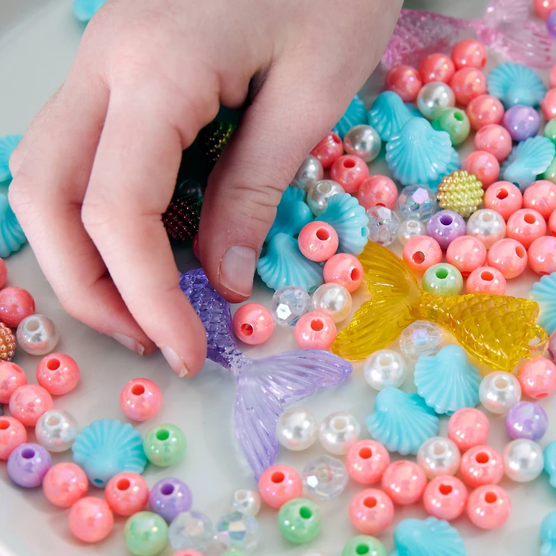 Creativity for Kids® Mermaid Bead Jewelry Jar