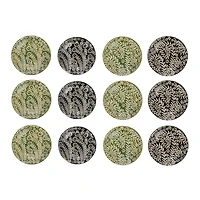 Hello Honey® 5" Botanical Round Stoneware Plate, 12ct.