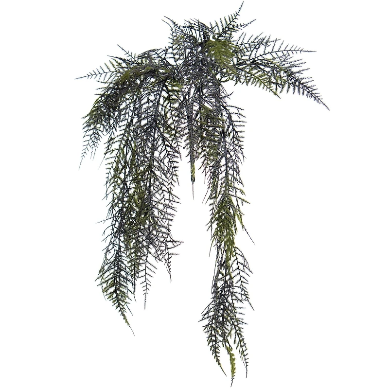 28" Dark Green Hanging Fern Bush by Ashland®