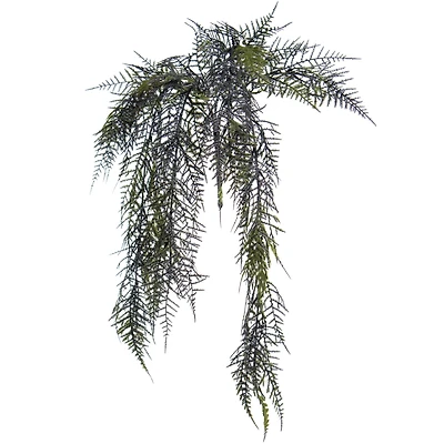 28" Dark Green Hanging Fern Bush by Ashland®