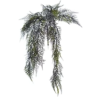 28" Dark Green Hanging Fern Bush by Ashland®