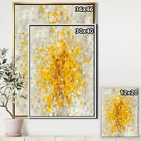 Designart - Glam Yellow Explosion Blocks