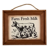 Fresh Milk Farmhouse Sign