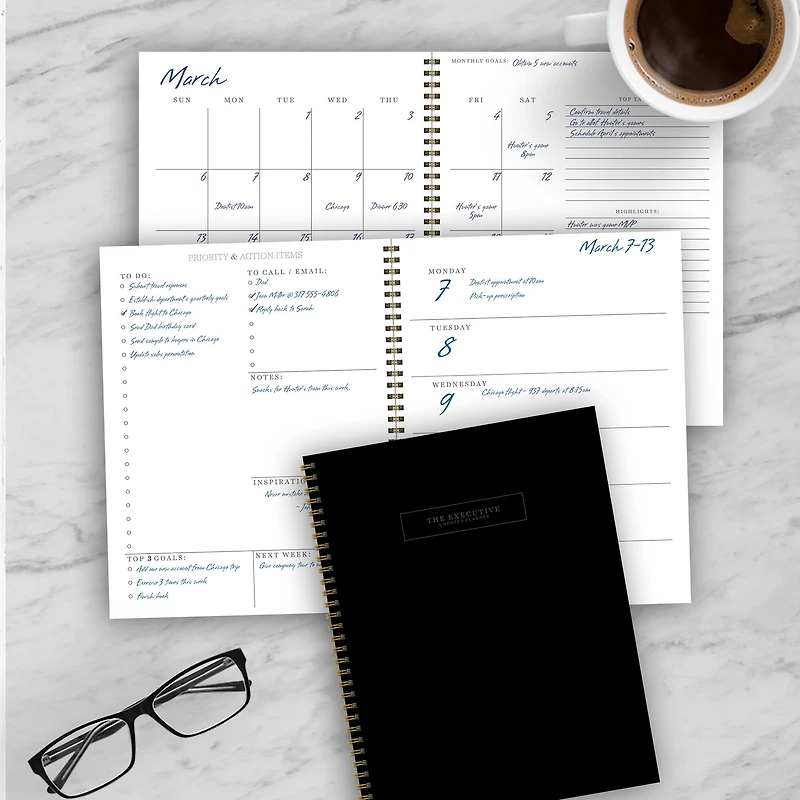 TF Publishing Undated Executive Weekly Planner