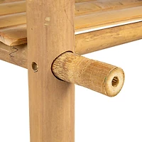 Hello Honey® Natural Tall Bamboo Accent Table with 2 Shelves