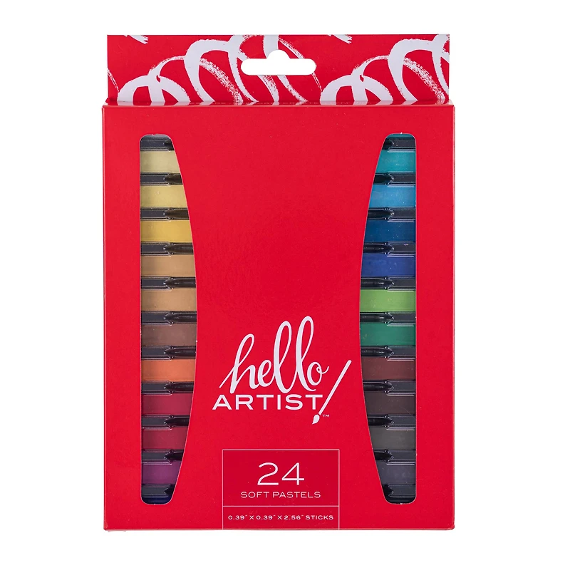 Hello, Artist!™ 24-Piece Soft Pastels Set